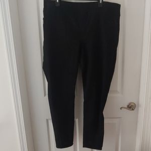 Black Stretchy Pull-On Jeans